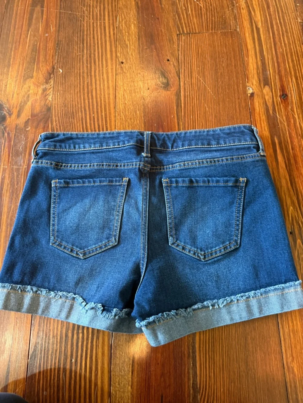Celebrity Pink Dark Wash Denim Shorts - Picture 2 of 3